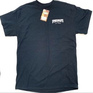 NWT Sportsman Warehouse men’s black T-shirt Size M